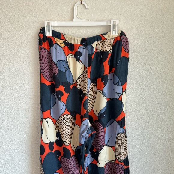 Farm Rio by Anthropologie Women's Large Printed Jellybean Joggers Boho Casual - Picture 15 of 16